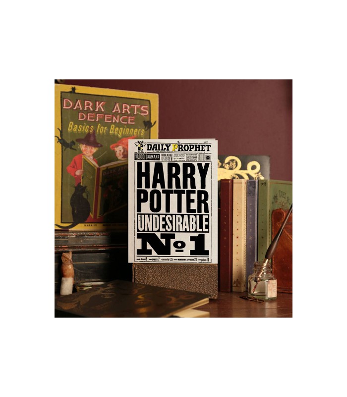 Tarjeta de felicitación del diario El Profeta - Harry Potter - Cuernavilla