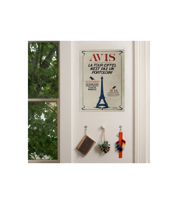 Póster de Aviso: La Torre Eiffel no es un trasladador - Animales fantásticos y donde encontrarlos - Cuernavilla