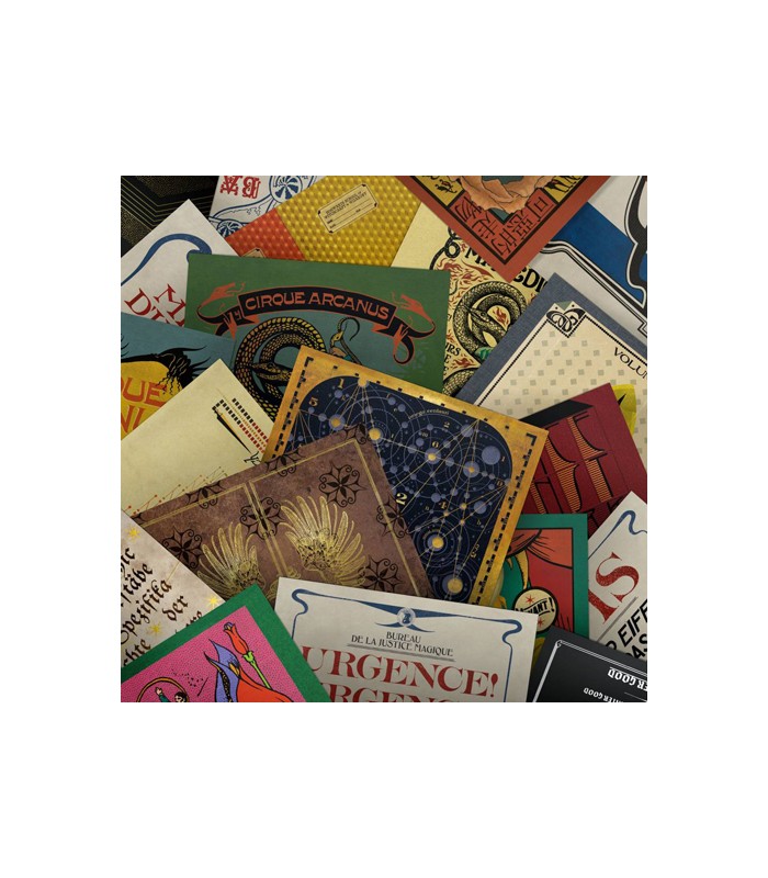 Colección de postales variadas de Los crímenes de Grindewald - Animales fantásticos y donde encontrarlos - Cuernavilla