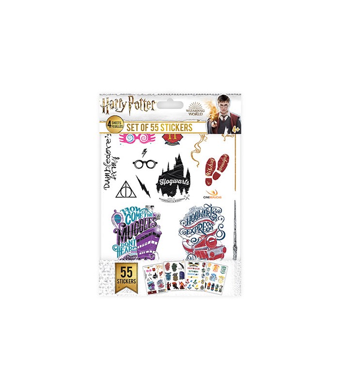 Pack de 55 pegatinas variadas- Harry Potter