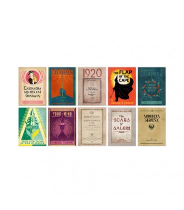 Colección de postales variadas de Libros de Magia- Animales fantásticos y donde encontrarlos