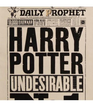 Bolsa de tela del diario El Profeta - Harry Potter