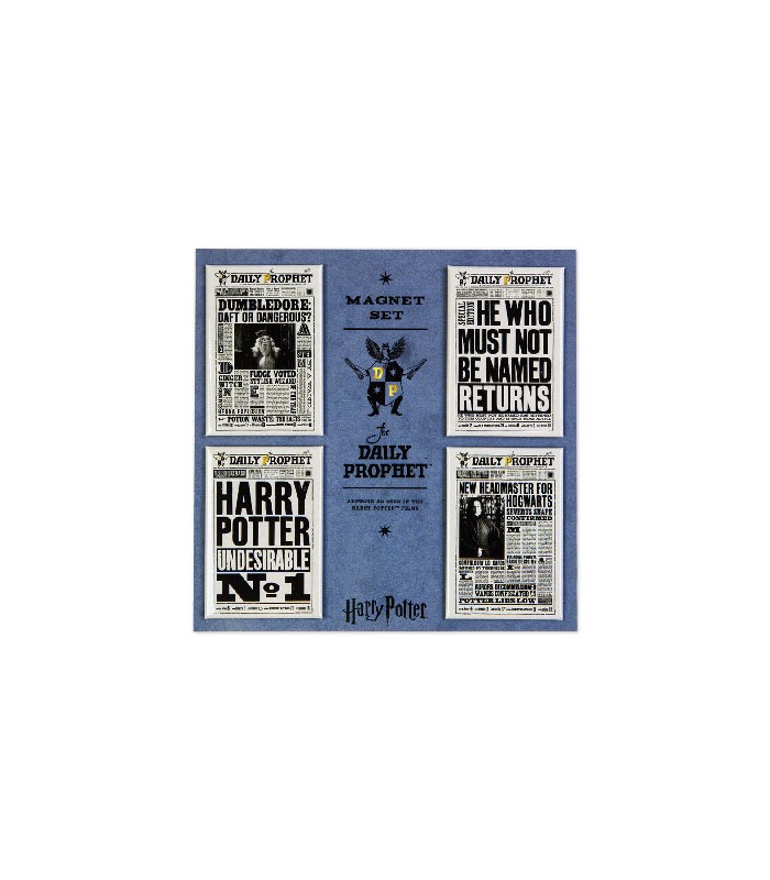 Set de imanes del diario El Profeta - Harry Potter
