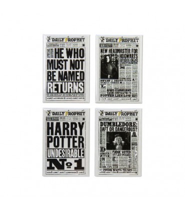 Set de imanes del diario El Profeta - Harry Potter