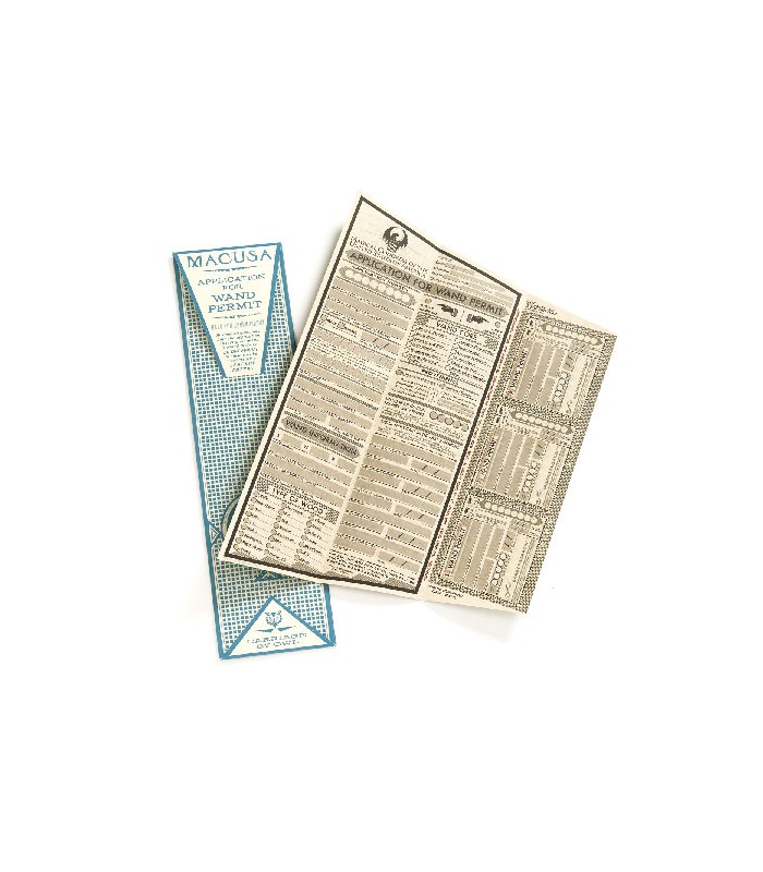 Permiso para varitas - Harry Potter