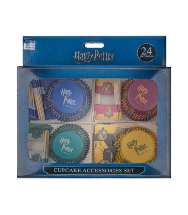 Moldes para cupcakes y banderas - Harry Potter