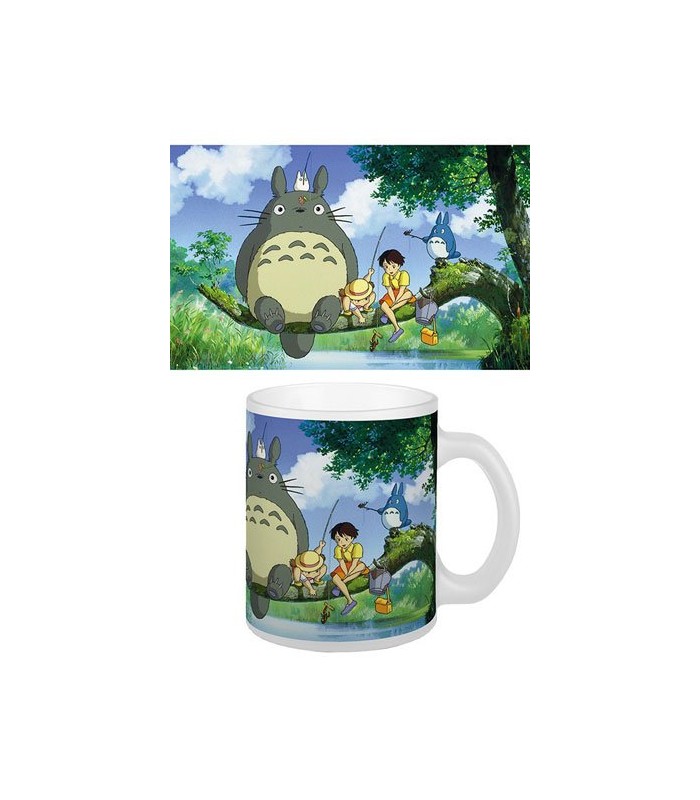 Taza de cerámica de Totoro pescando - Mi vecino Totoro