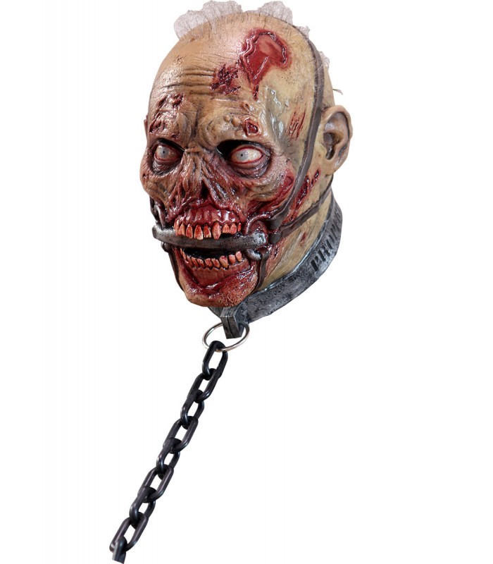 Máscara completa de Zombie esclavo para adulto