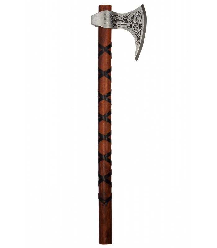 Réplica Hacha Vikinga sueca del S.IX con grabados