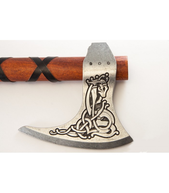 Réplica Hacha Vikinga sueca del S.IX con grabados - Cuernavilla