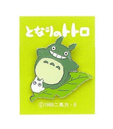 Pin de Totoro sobre hoja - Mi vecino Totoro