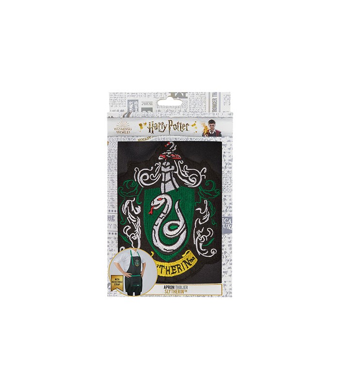 Delantal de cocina con bolsillo de Slytherin - Harry Potter