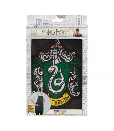 Delantal de cocina con bolsillo de Slytherin - Harry Potter