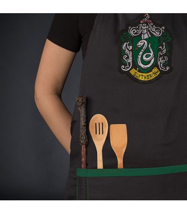 Delantal de cocina con bolsillo de Slytherin - Harry Potter