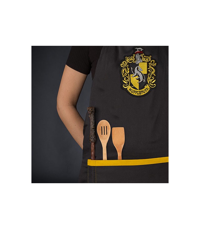 Delantal de cocina con bolsillo de Hufflepuff - Harry Potter - Cuernavilla