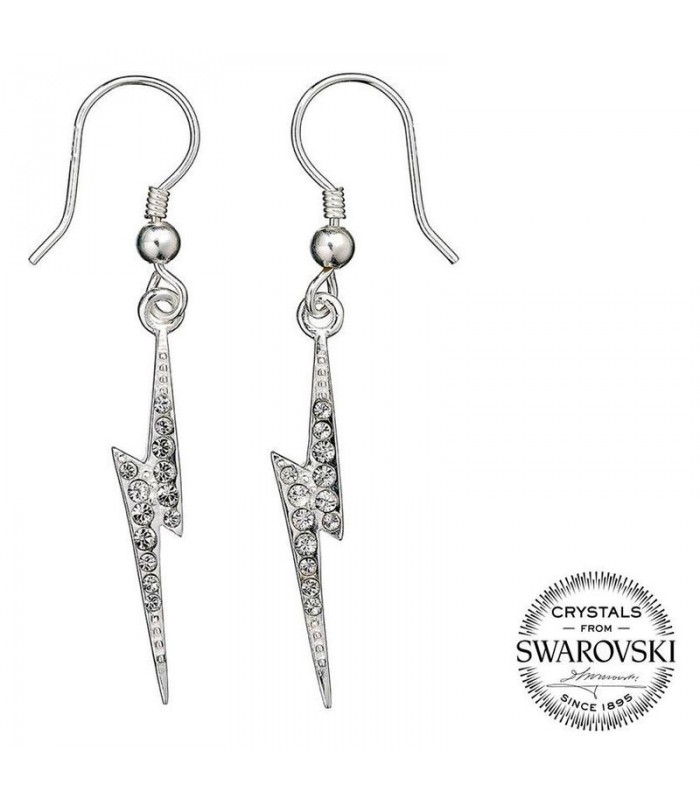 Pendientes Lightning Bolt cristal tallado  - Harry Potter