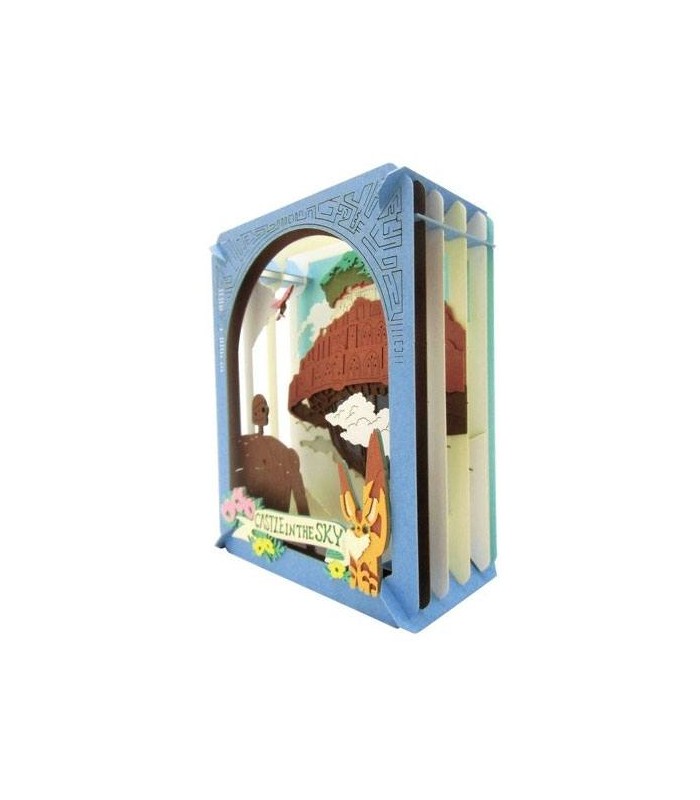 Kit de Paper Model de El Castillo en el Cielo - Studio Ghibli