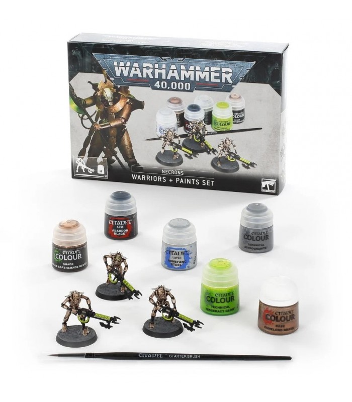 Necrones: Set de guerreros + pinturas - Warhammer 40.000