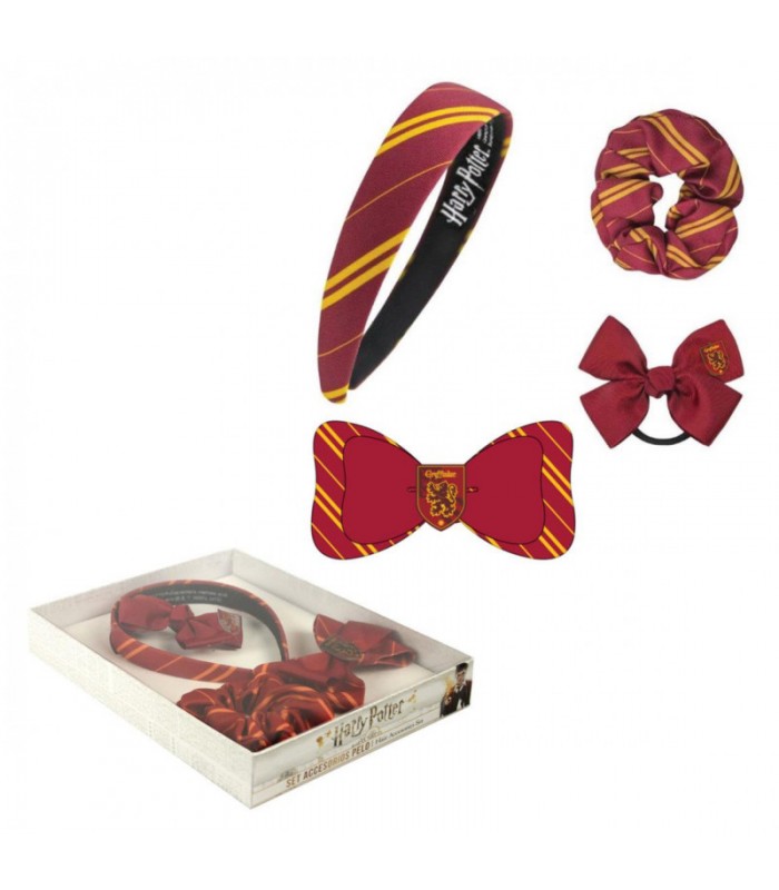 Set de accesorios para el pelo de Gryffindor - Harry Potter