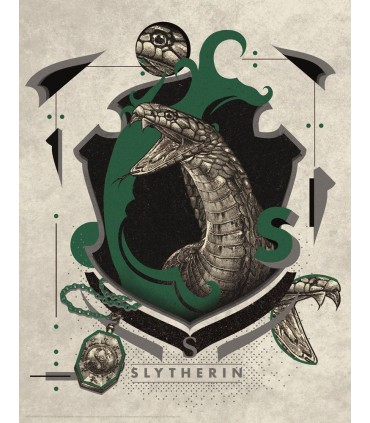 Litografía de Slytherin - Harry Potter