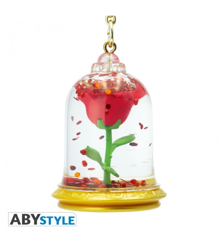 Llavero de la vitrina de la Rosa Eterna - La Bella y la Bestia