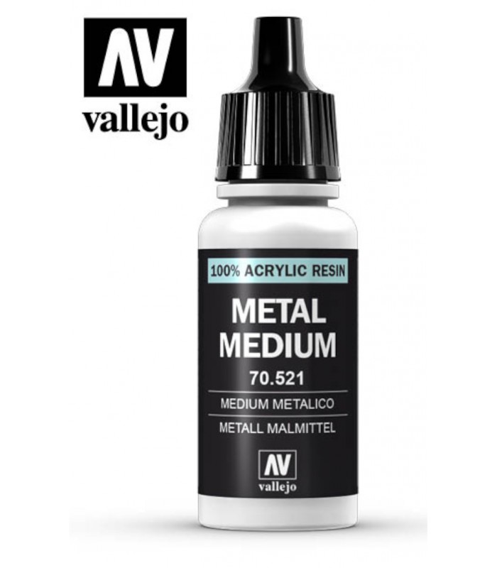 Toda la gama Model Color de Vallejo en Cuernavilla.com Disolvente brillante Metal Medium - Vallejo al mejor precio