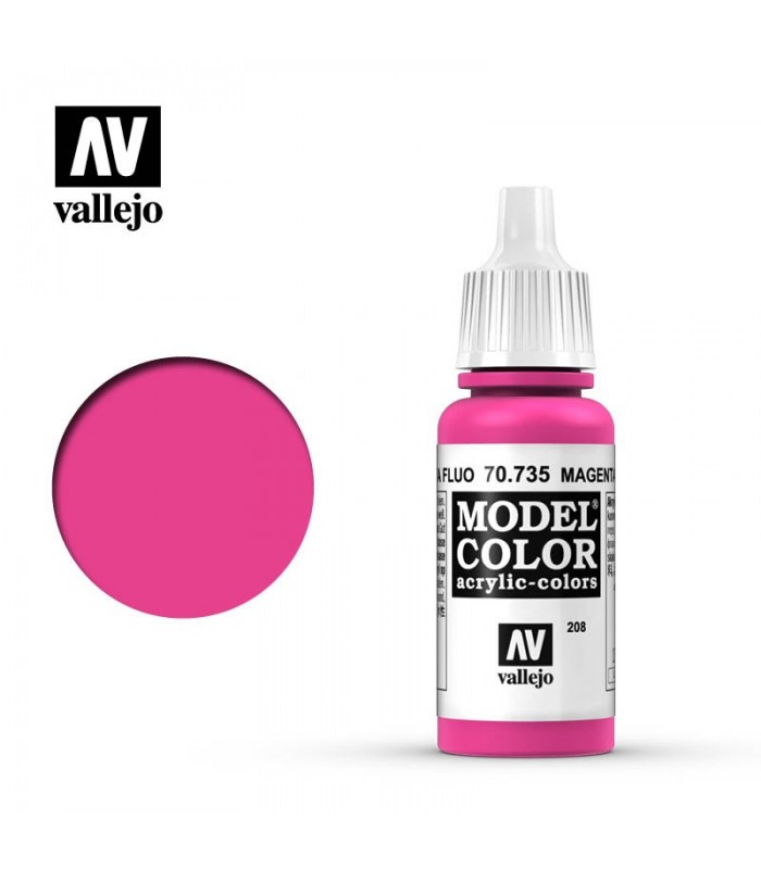 Toda la gama Model Color de Vallejo en Cuernavilla.com Pintura para modelismo Magenta Fluorescente - Vallejoal mejor precio
