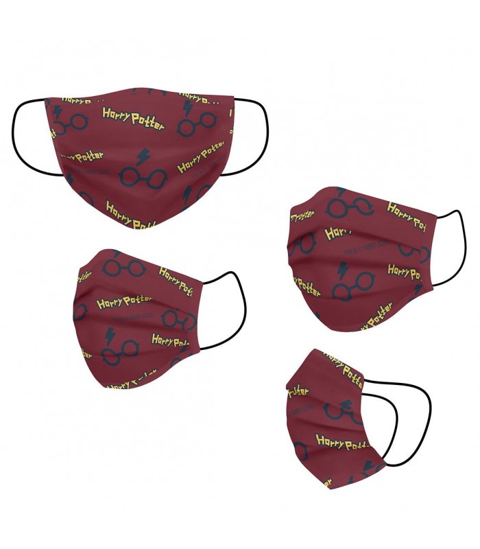 Mascarilla higiénica reutilizable TALLA INFANTIL - Harry Potter