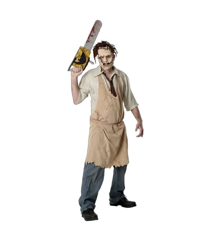 Disfraz Leatherface Caracuero La Matanza de Texas Chainsaw