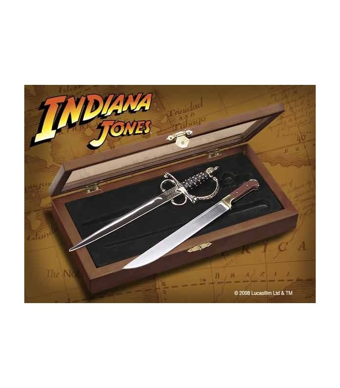 Set de Abrecartas Espada Mutt Williams y Machete Indiana Jones