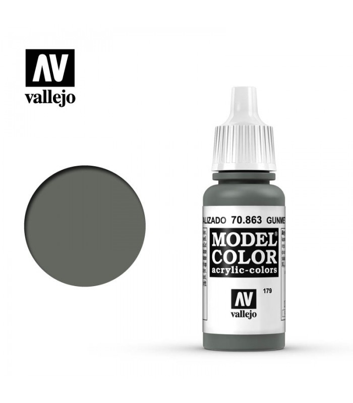 Toda la gama Model Color de Vallejo en Cuernavilla.comPintura para modelismo Gris Metalizado - Vallejoal mejor precio
