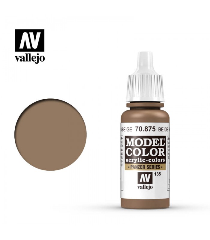 Toda la gama Model Color de Vallejo en Cuernavilla.com Pintura para modelismo Marrón Beige - Vallejo al mejor precio