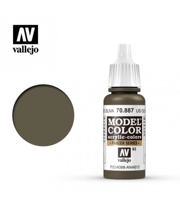 Toda la gama Model Color de Vallejo en Cuernavilla.com Pintura para modelismo US Verde Oliva - Vallejo al mejor precio