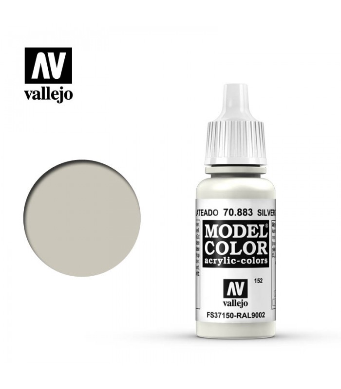 Toda la gama Model Color de Vallejo en Cuernavilla.com Pintura para modelismo Gris Plateado - Vallejo al mejor precio