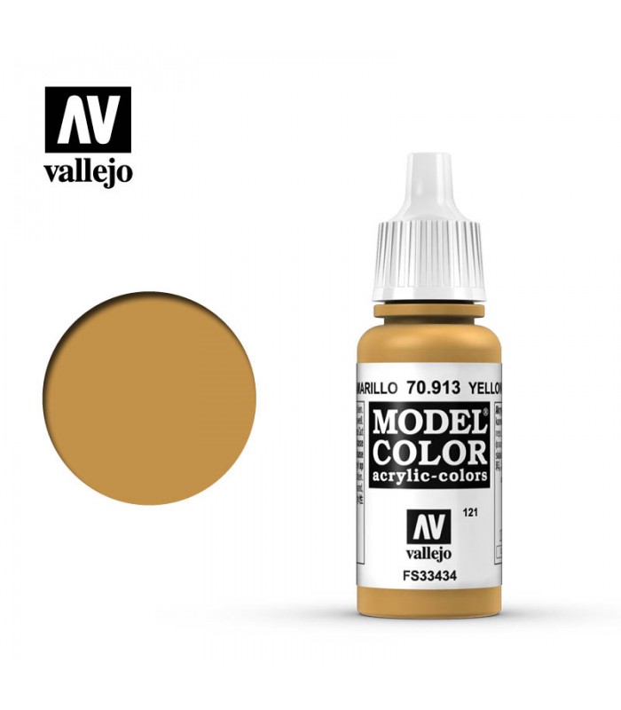 Toda la gama Model Color de Vallejo en Cuernavilla.com Pintura para modelismo Ocre Amarillo - Vallejo al mejor precio