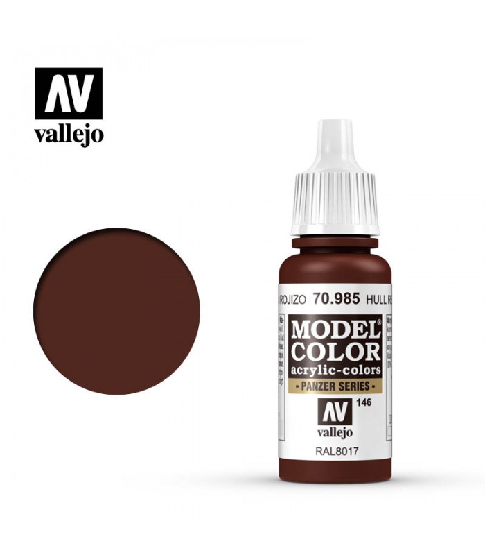 Toda la gama Model Color de Vallejo en Cuernavilla.com Pintura para modelismo Marrón Rojizo - Vallejo al mejor precio