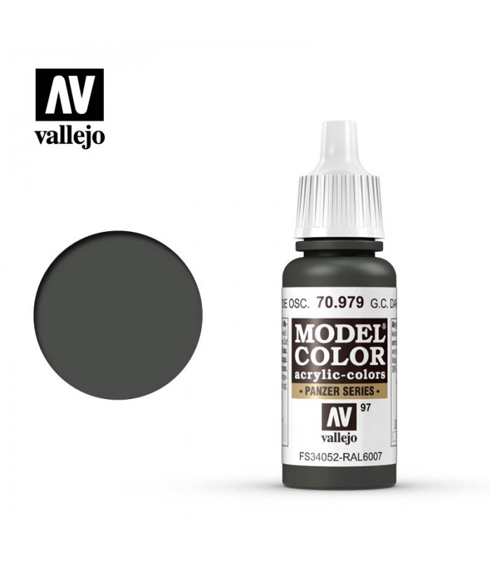 Toda la gama Model Color de Vallejo en Cuernavilla.com Pintura para modelismo Alemán Cam. Verde Oscuro - Vallejo al mejor precio