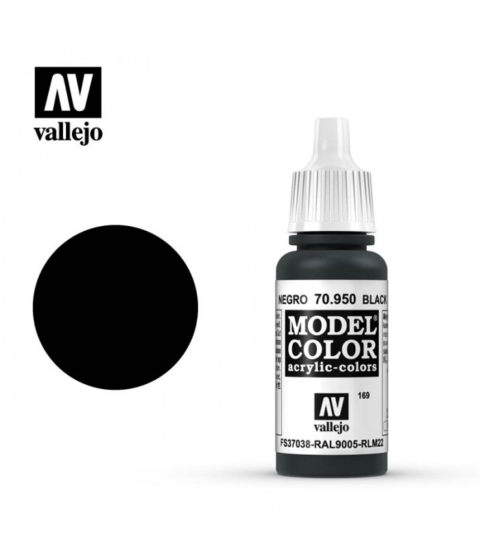 Toda la gama Model Color de Vallejo en Cuernavilla.com Pintura para modelismo Negro - Vallejo al mejor precio