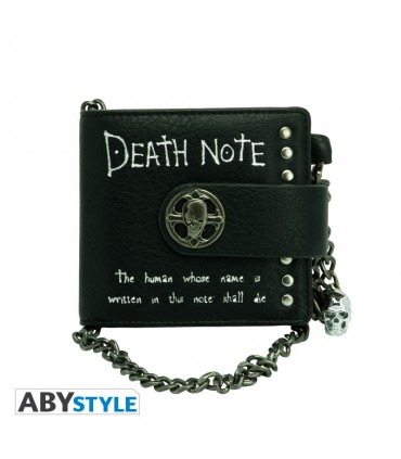 Cartera de Death Note con cadenas