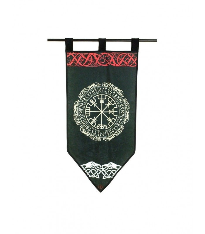 Estandarte Vikingo con Vegvisir