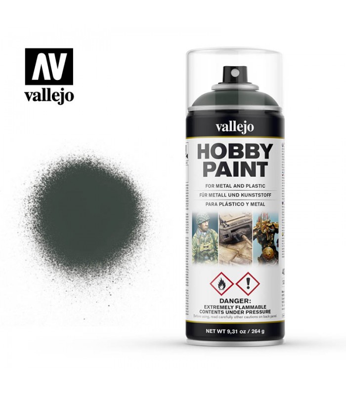Toda la gama de Sprays de imprimación de Vallejo en Cuernavilla.com Imprimación Vallejo Verde Oscuro al mejor precio
