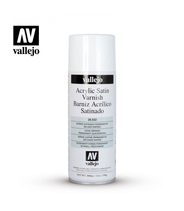 Spray de Barniz Acrílico Satinado - Vallejo