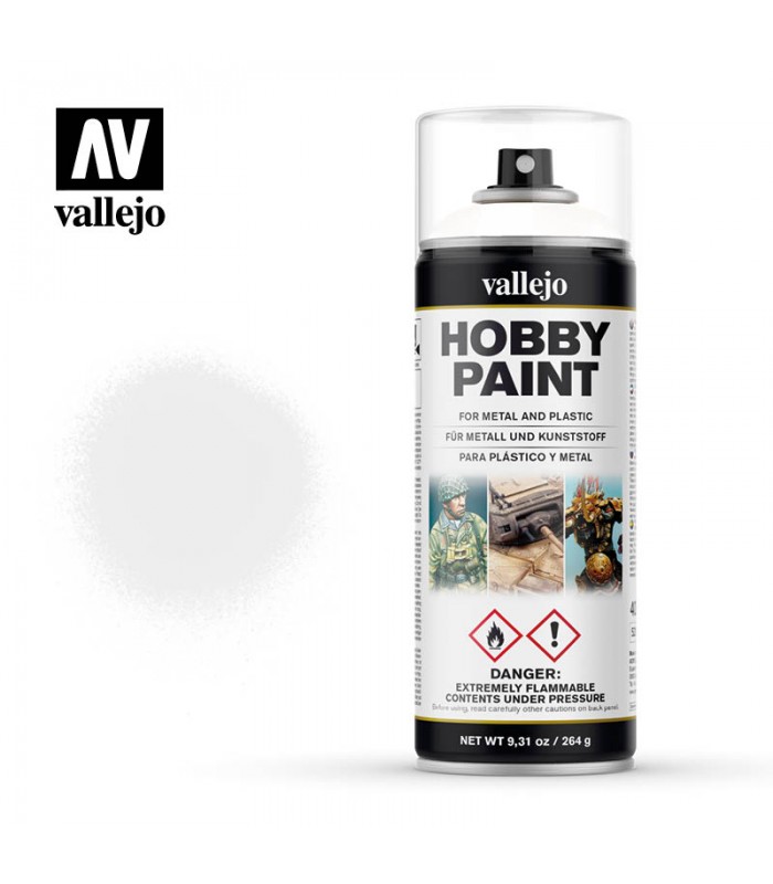 Toda la gama de imprimación Vallejo Hobby Paint en Cuernavilla Spray de imprinmación blanco al mejor precio