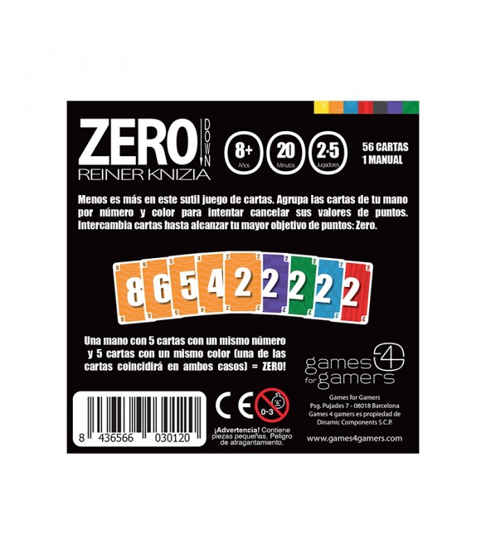 ZERO - Juego de cartas