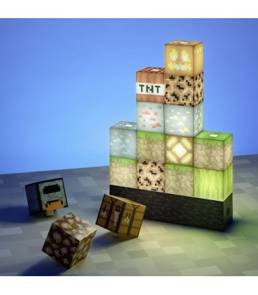 Lámpara de bloques - Minecraft