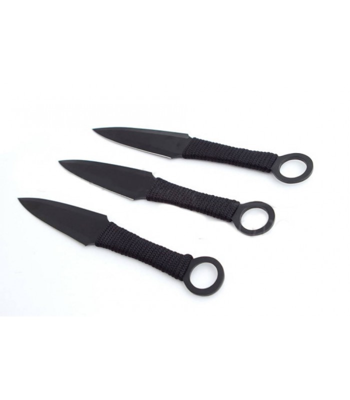 Dagas kunai de acero inoxidable anodizado de 30 cm completamente equilibradas en Cuernavilla.com al mejor precio