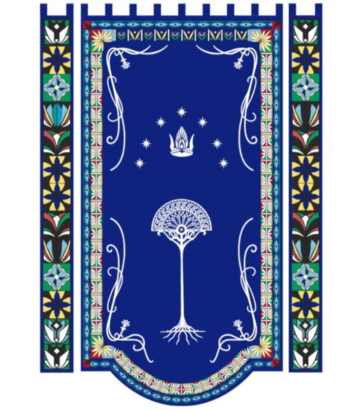 Estandarte de Gondor Elendil  - El Señor de Los Anillos