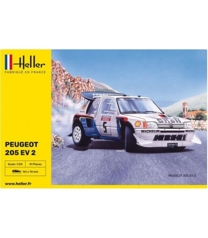 Maqueta Peugeot 205 EV 2 - Heller