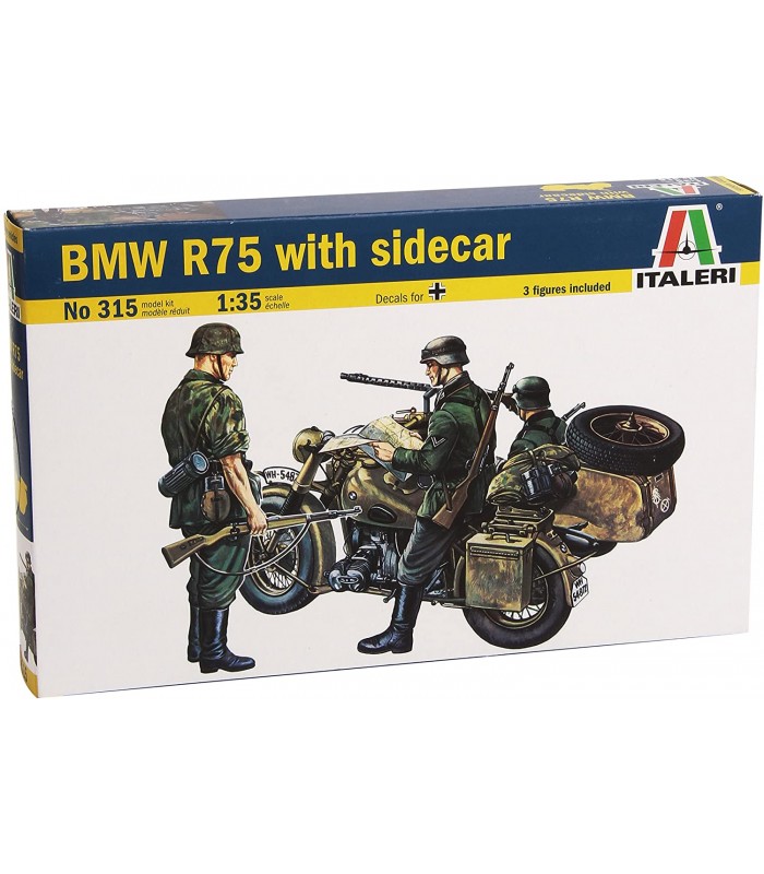 Maqueta de BMW R75 with sidecar - ITALERI