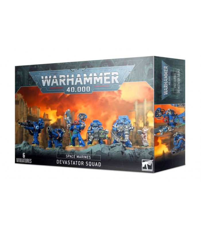 Toda la gama de Los Space Marines de Warhammer 40000 en Cuernavilla.com Devastator Squad al mejor precio